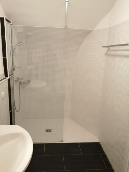 Blick in die Dusche
