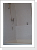 Dusche mit Handtuchhalterheizkörper Dusche mit Handtuchhalterheizkörper